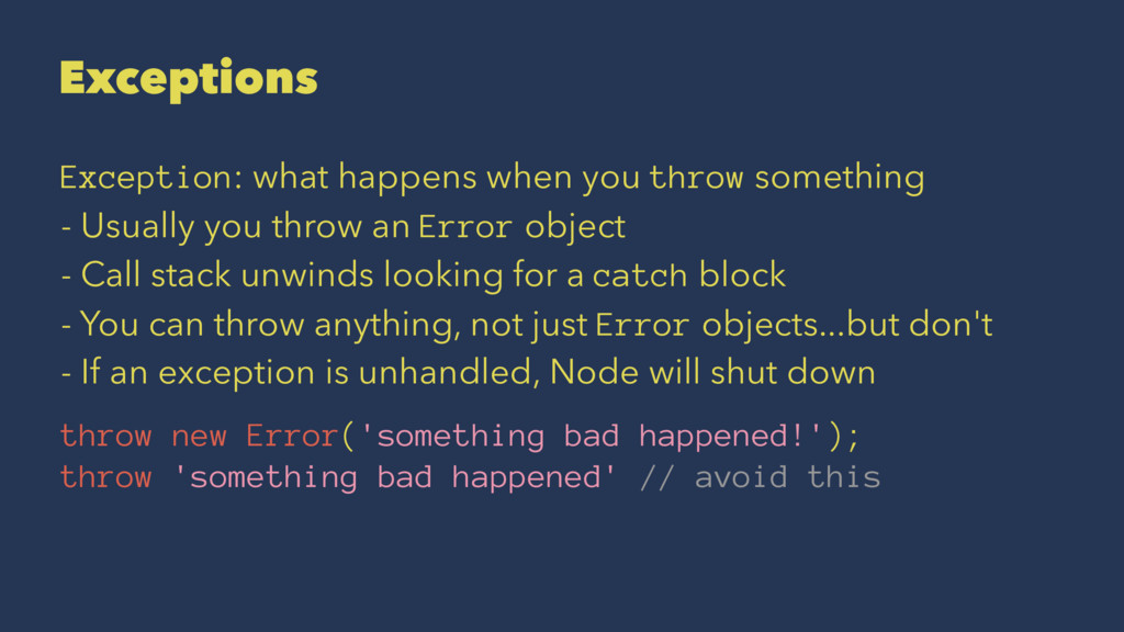 Robust Error Handling in Node.js Speaker Deck