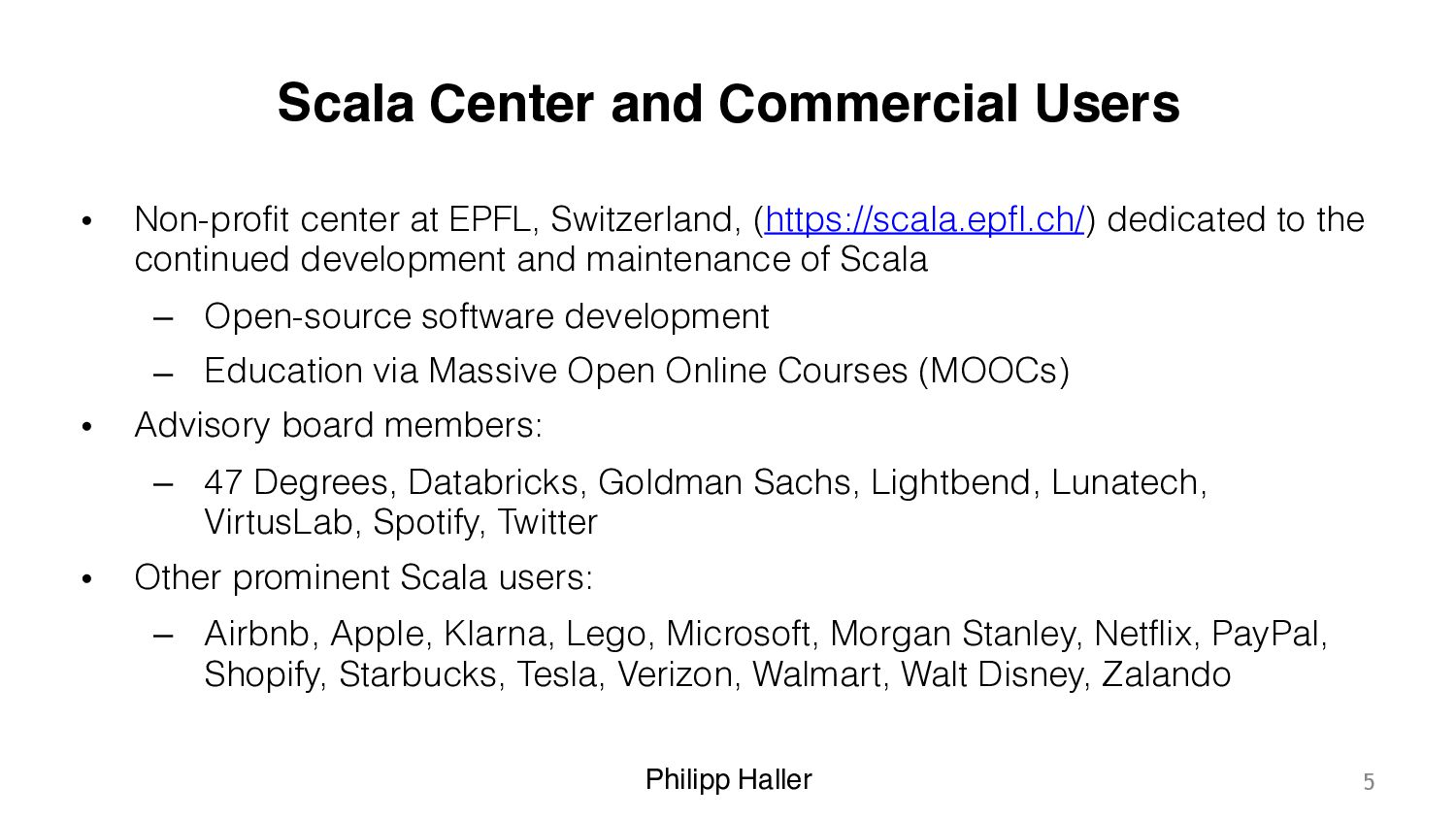 Why use Scala in 2022? Speaker Deck