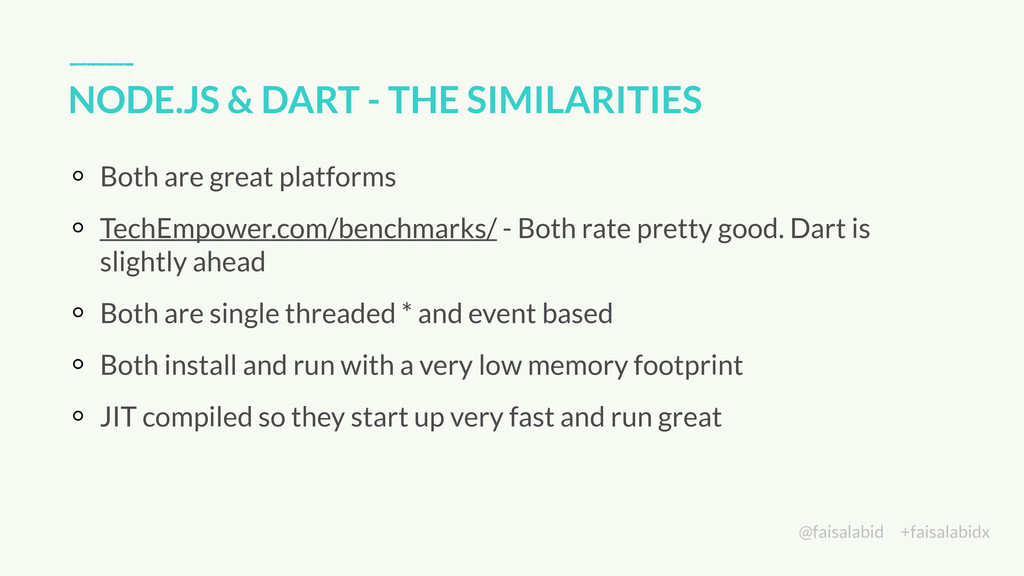 Moving From Node Js To Dart Speaker Deck