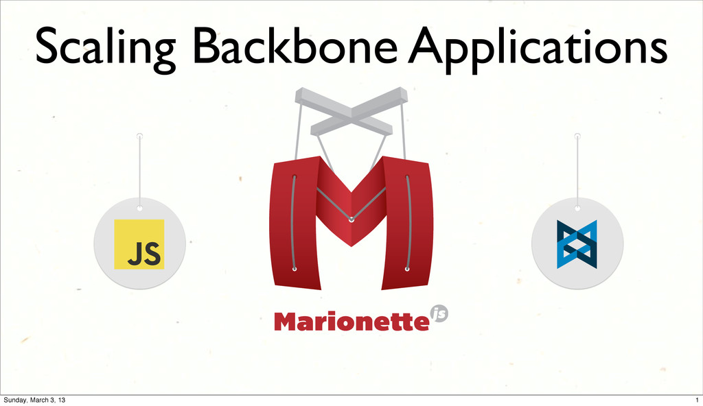 jQueryTO Scaling JavaScript Apps with Speaker Deck