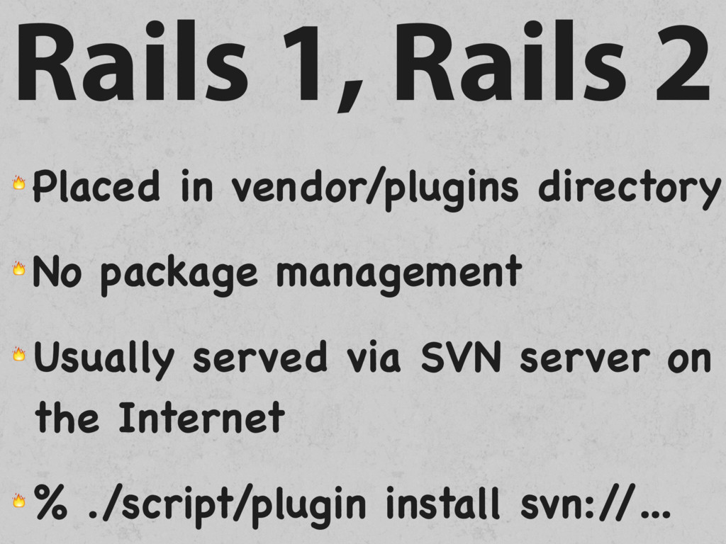 Rails Plugin Authors' Guide Speaker Deck