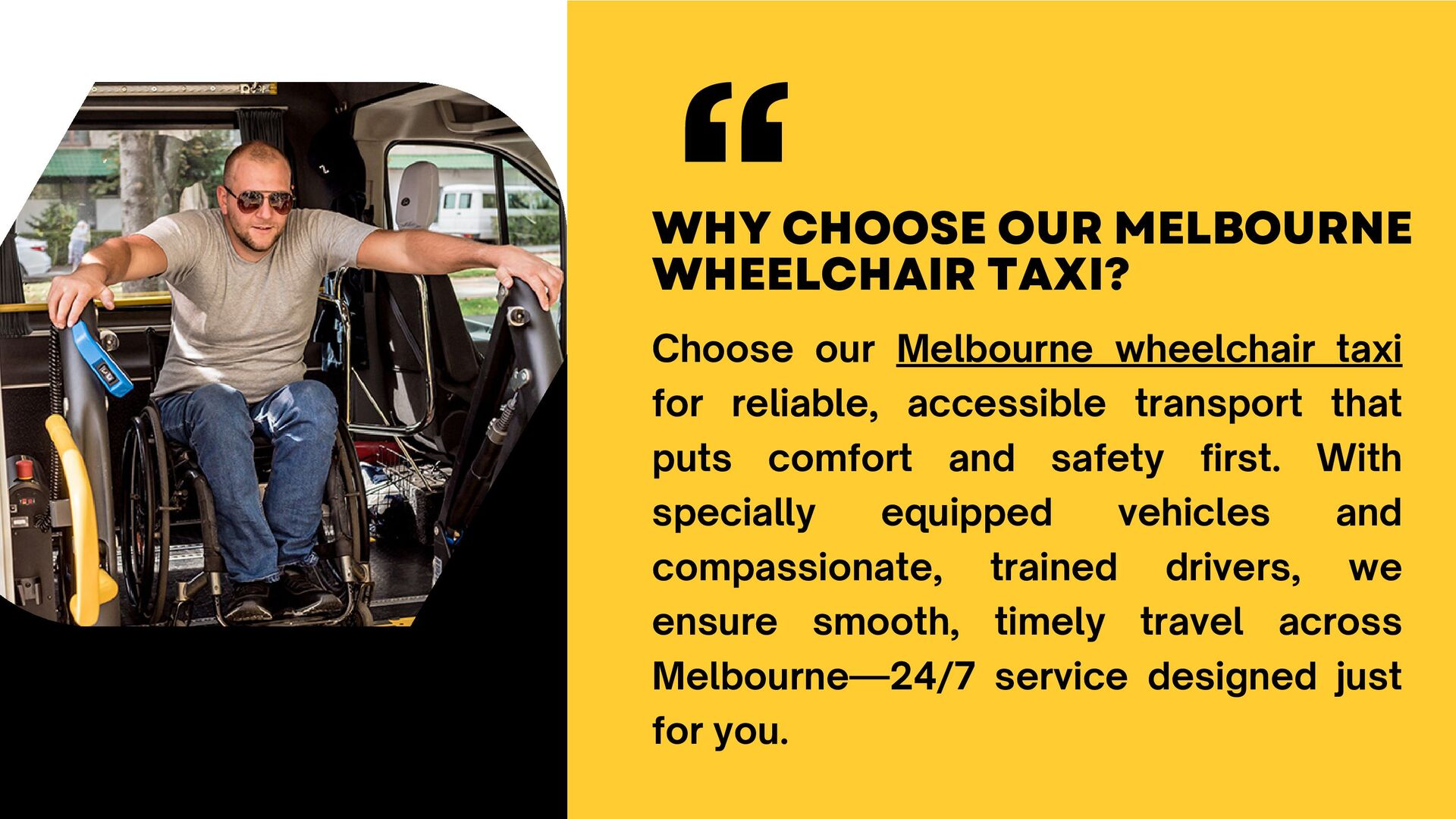 Wheelchair Taxis Melbourne Airport Transfers and Local Services