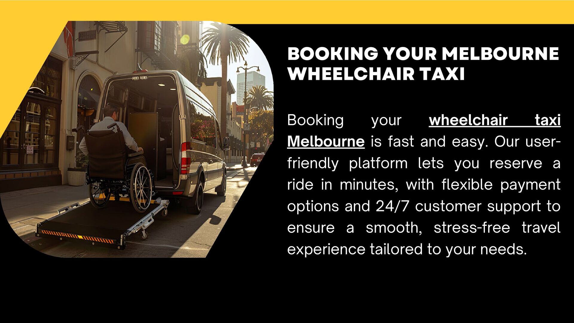 Wheelchair Taxis Melbourne Airport Transfers and Local Services