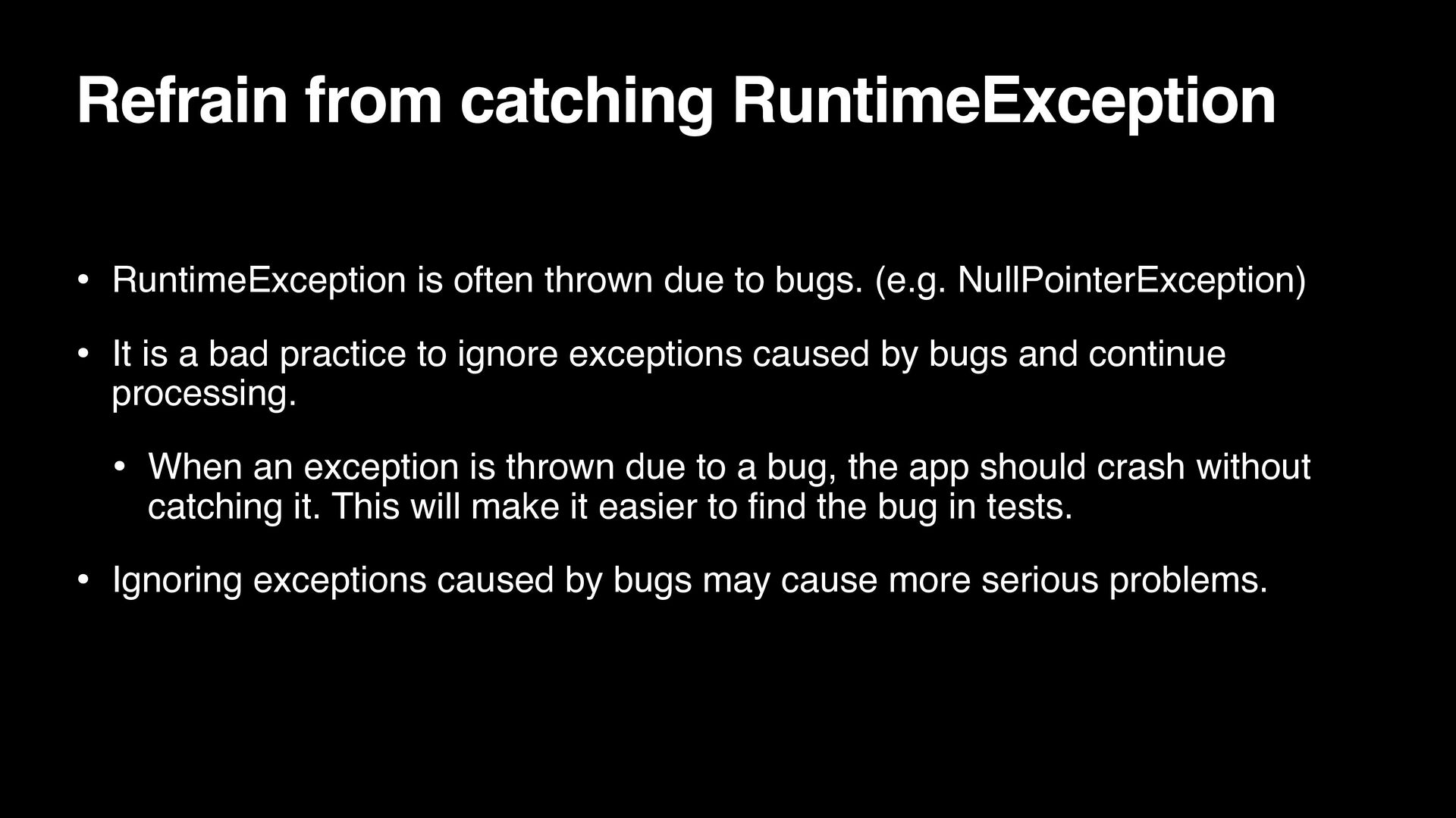 Don’t use runCatching Speaker Deck