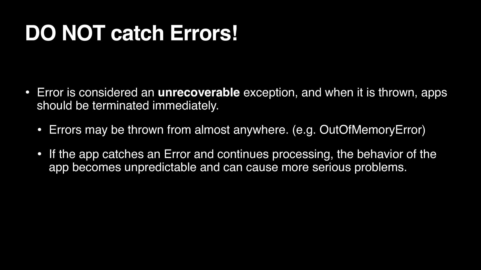 Don’t use runCatching Speaker Deck