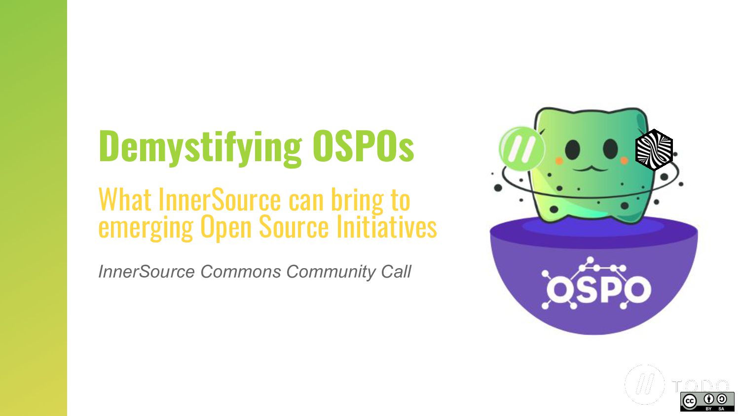 What InnerSource can bring to emerging Open Source Initiatives