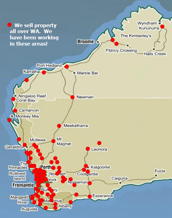 Rural real estate agents selling land residential homes Perth Western