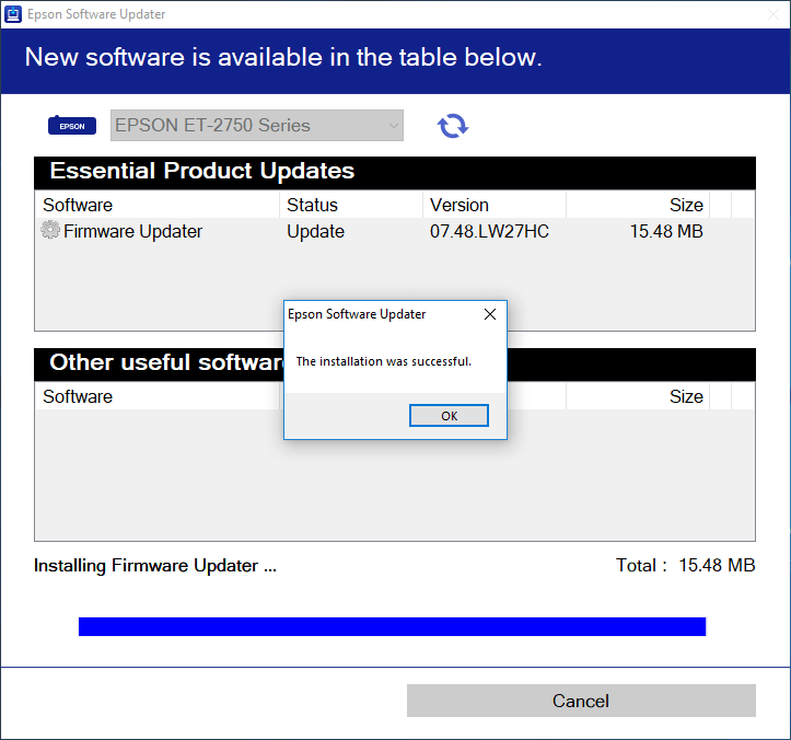 Updating Printer Firmware Using Epson Software Updater Epson US