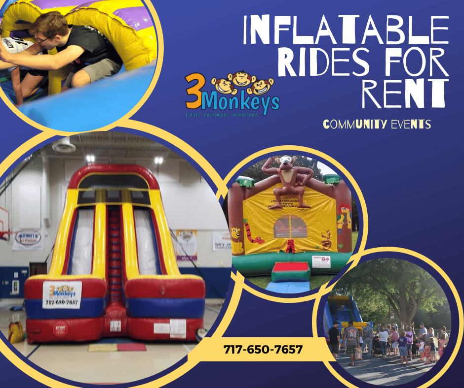 Community Events 3 Monkeys Inflatables