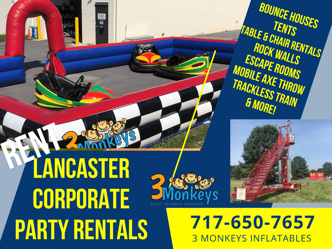 Lancaster Party Rentals 3 Monkeys Inflatables
