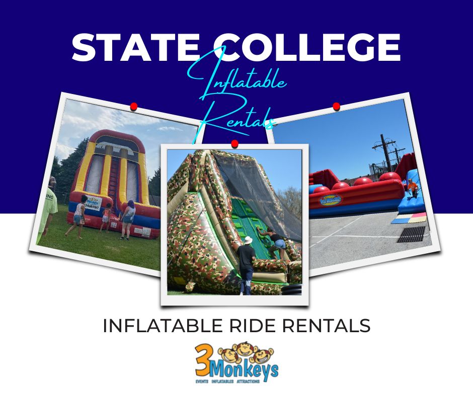 State College Party Rentals 3 Monkeys Inflatables