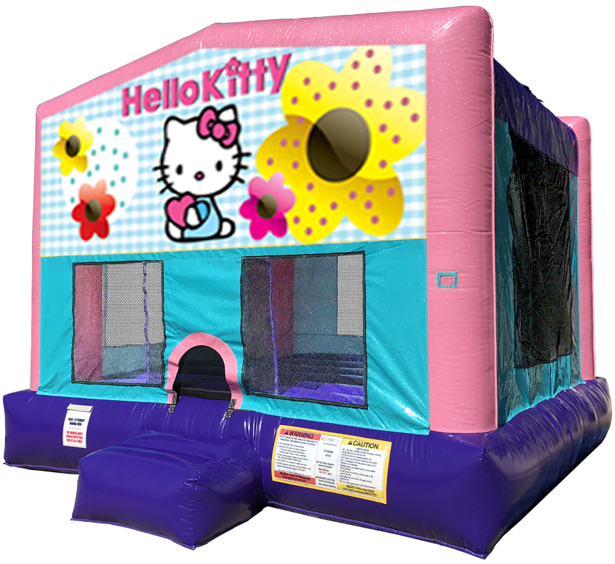 Hello Kitty Sparkly Pink Bounce House Rental Austin TX Austin