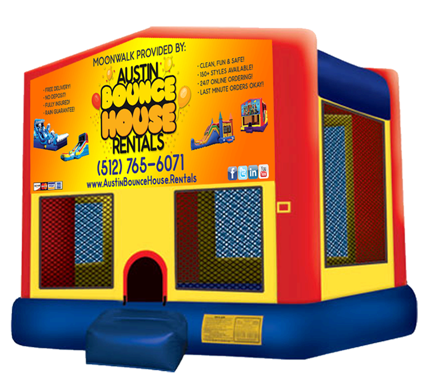 Promotional Moonwalk Rental Promote your event with a moonwalk