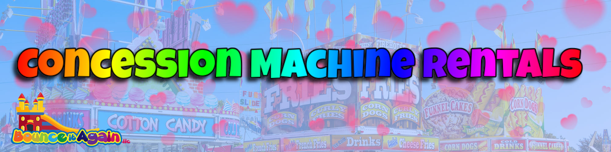 Fun Foods Concession Machine Rentals Bounce It Again