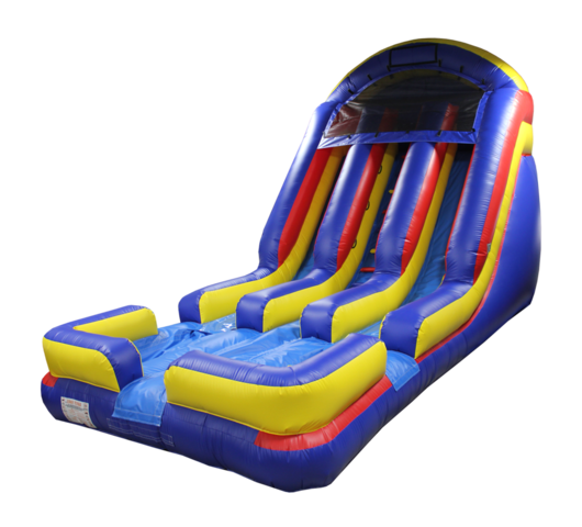 20 Ft Double Lane Waterslide Biloxi Bounce House & Water Slides