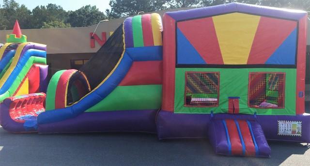 Rainbow Modular Combo Rentals ChrisAllyEventsandCatering.co Woodstock GA.