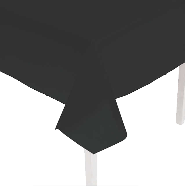 Black Plastic Table Cover for Sale Austin TX AustinBounceHouse.Rentals