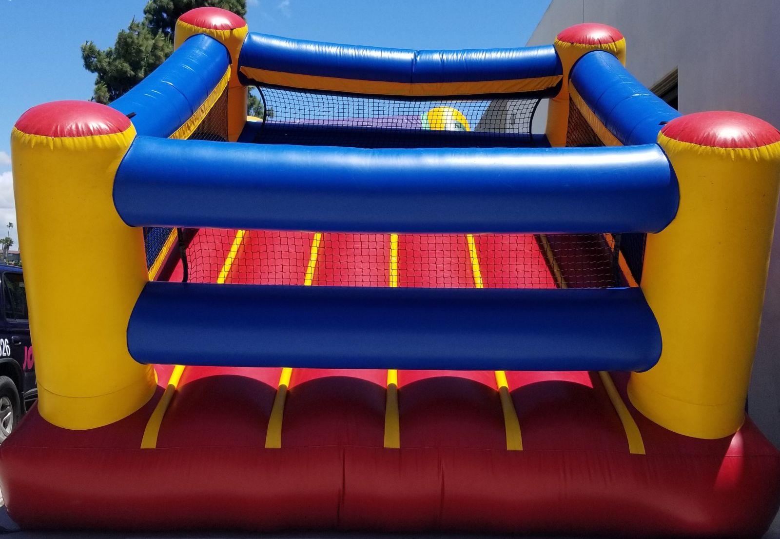 Boxing Ring Jolly Jumps water slide and bounce house rentals in
