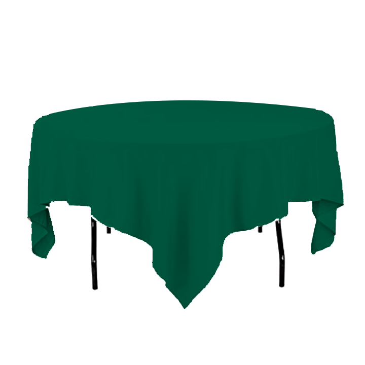 Forest Green Table Linens Rentals for Round Tables Austin TX