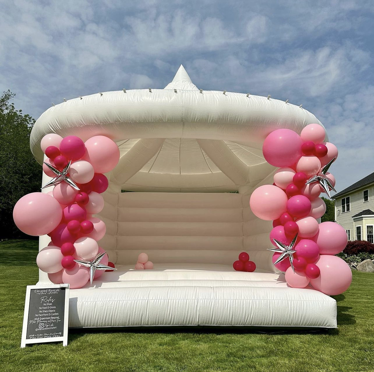 White Bounce House Rentals RI