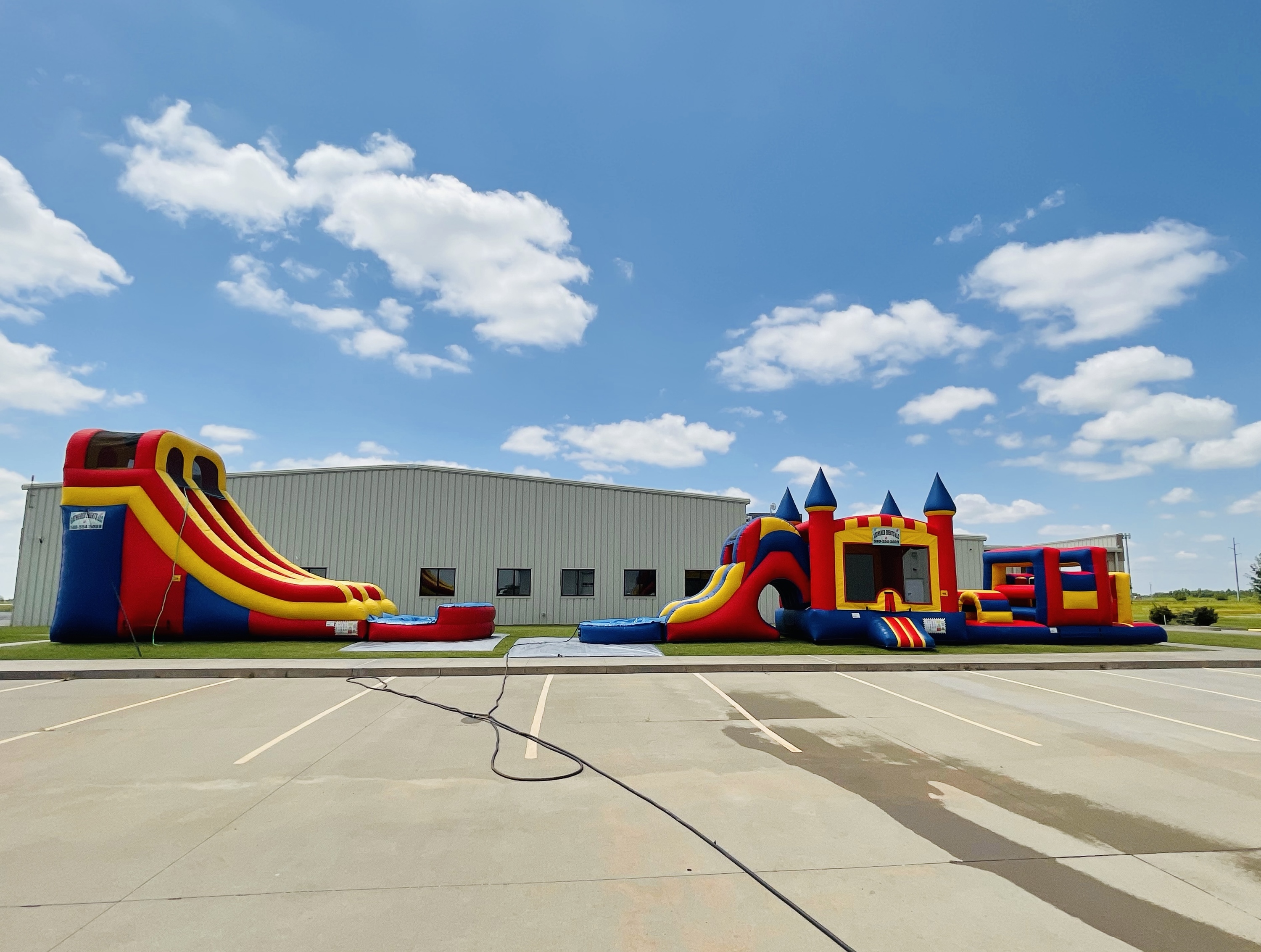 Gathered Events LLC bounce house rentals and slides for parties in Enid