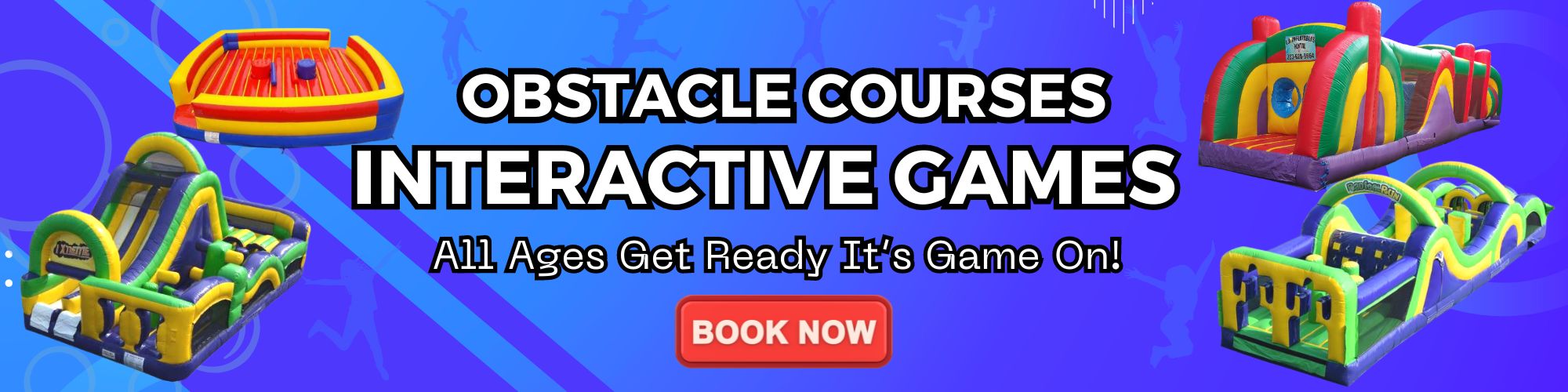 Obstacle Course Interactive Game Rentals L.A Inflatables Rental