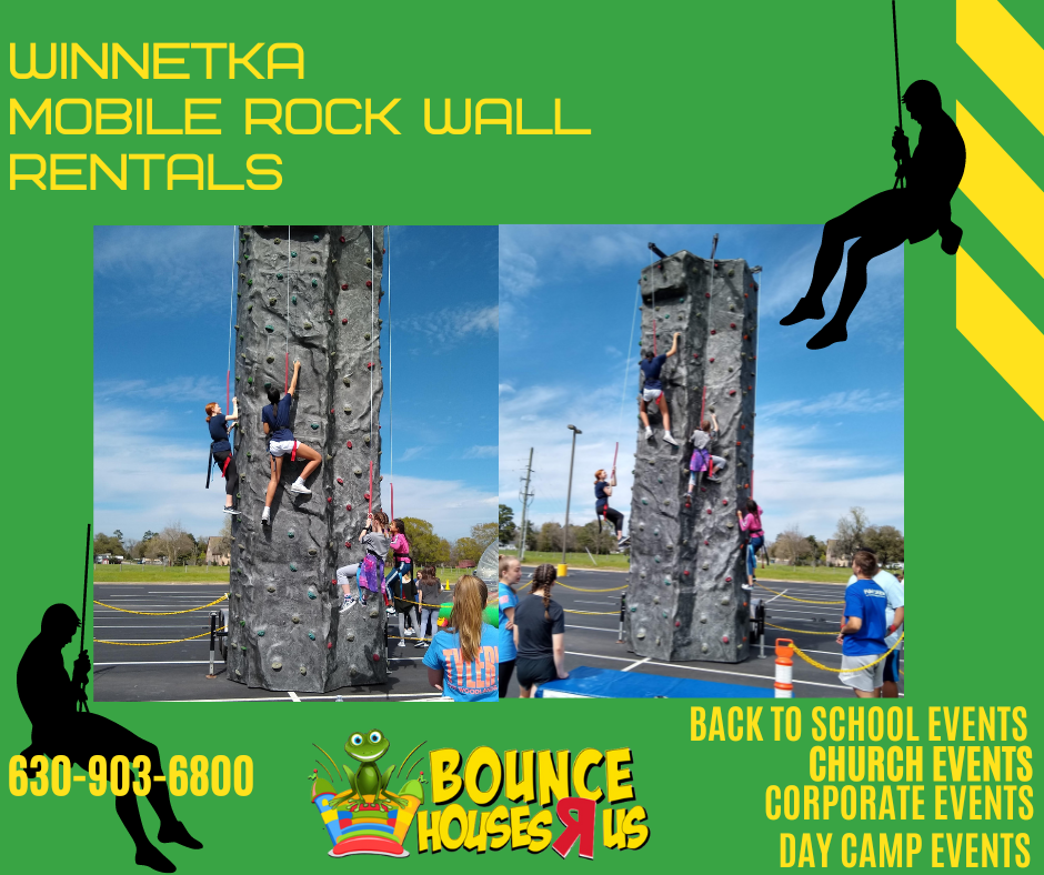 Mobile Rock Climbing Wall Rental Bounce Houses R Us