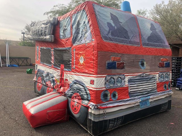 Fire Truck Bounce House