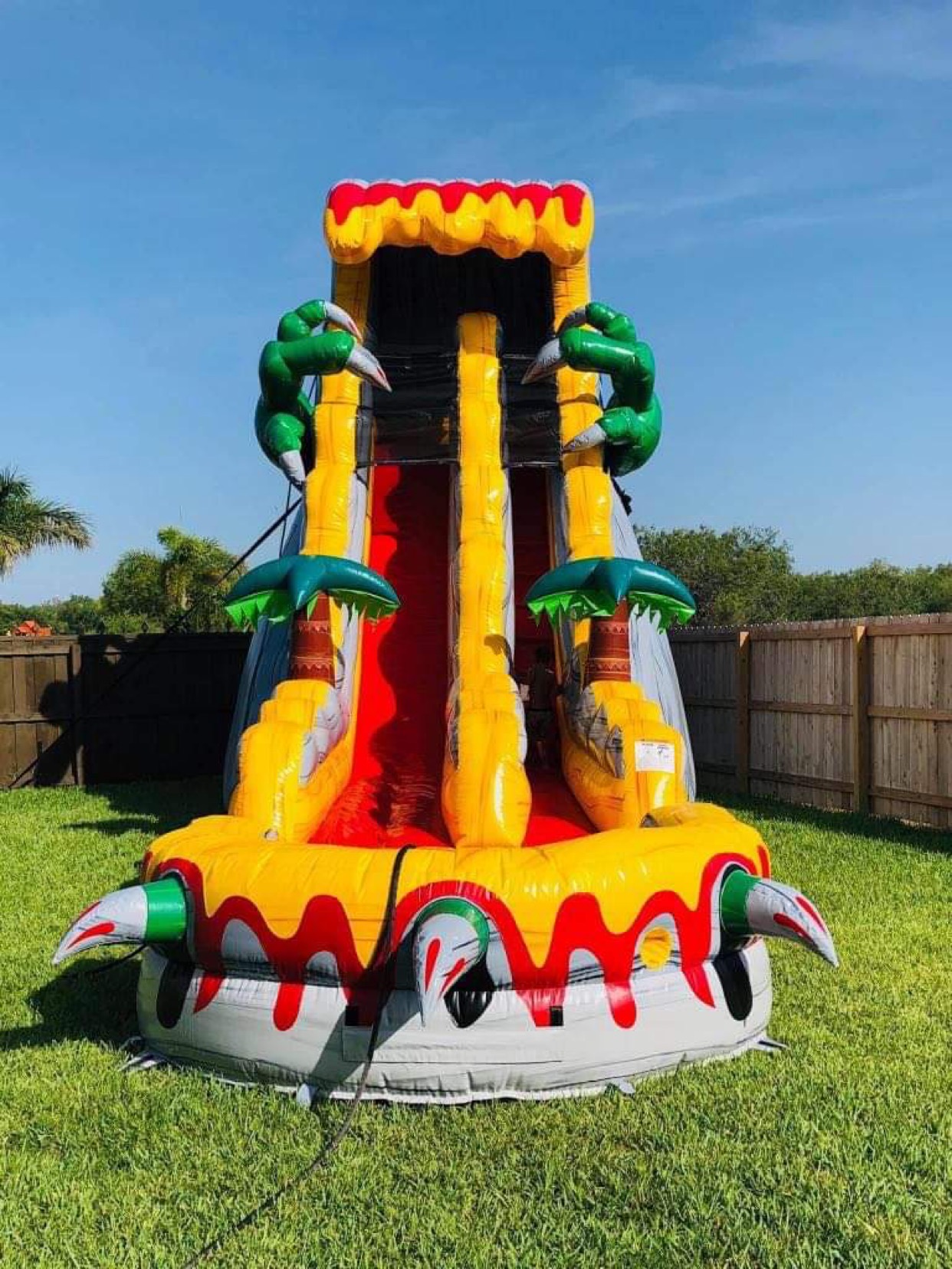 22' T Rex Water Slide Water Slide Rental Miami