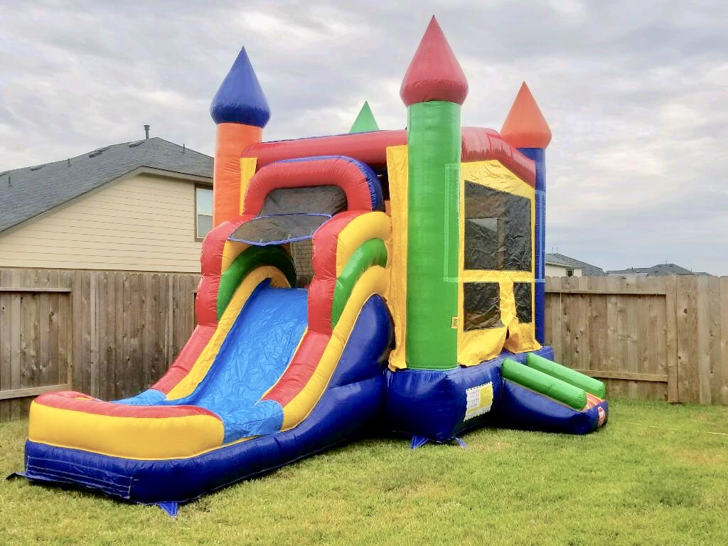 Classic Wet Combo Orbit Moonwalks and Party Rentals LLC water slide