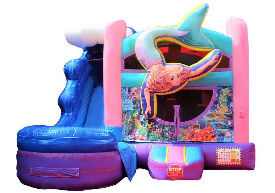 Mermaid Combo Bounce House Rentals Long Island NY