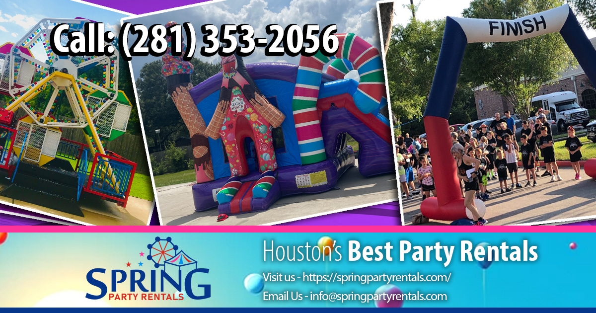 Fire Truck Bounce House with Waterslide Spring Party Rentals LLC