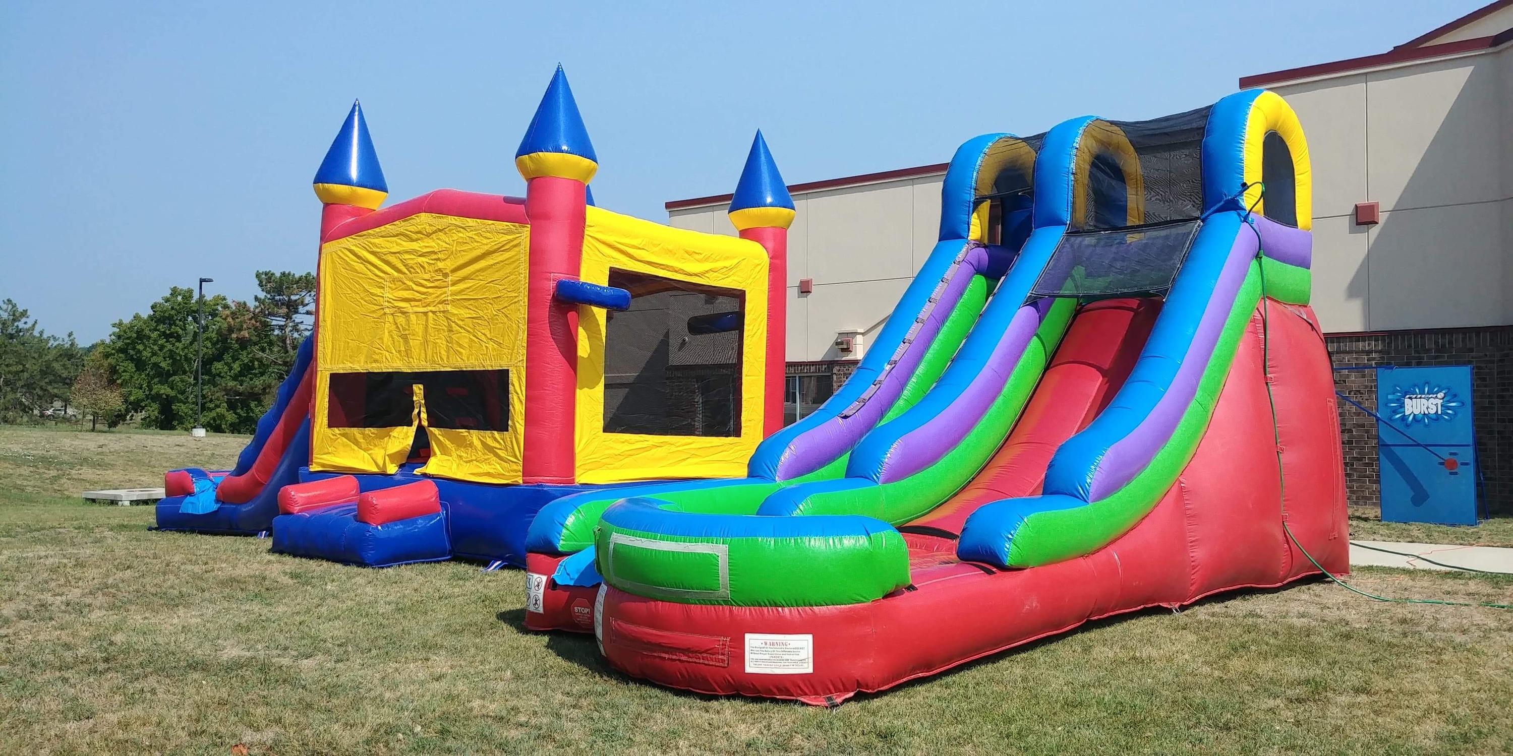 Top Flight Party Shop bounce house rentals and slides for parties in