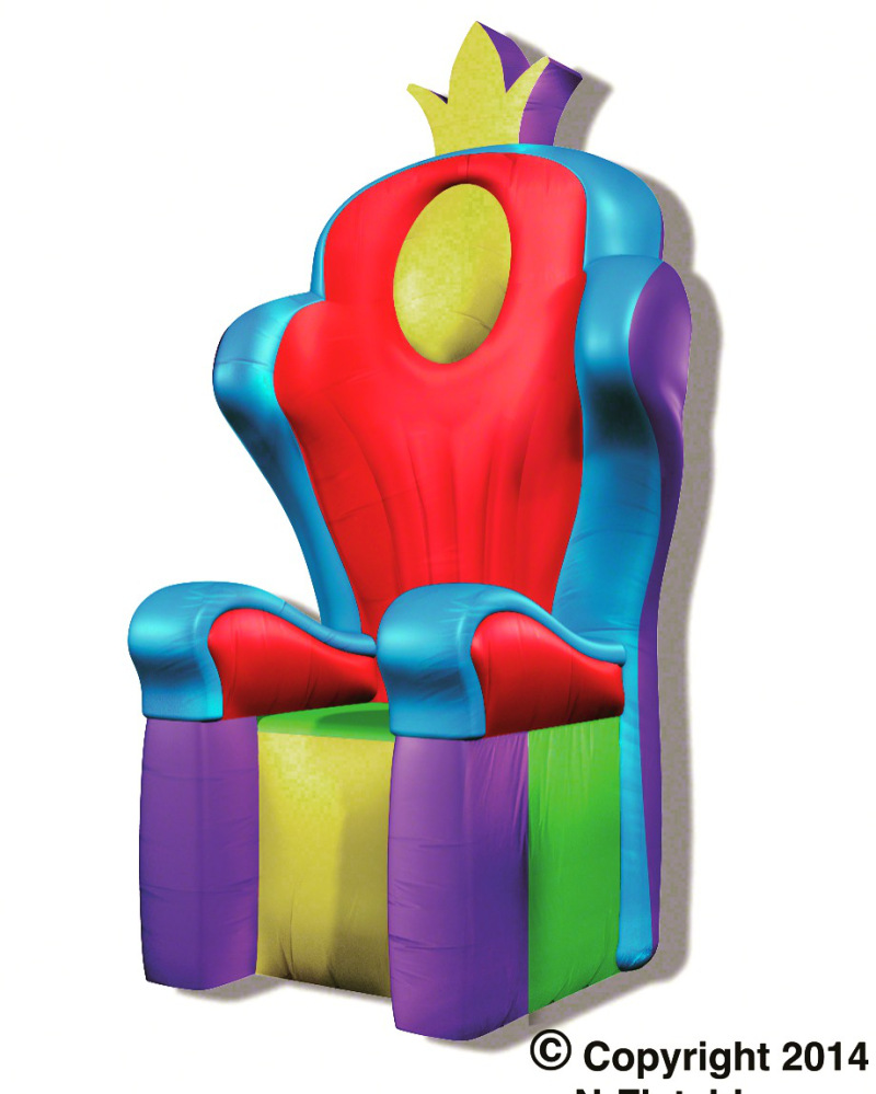 Giant Inflatable Throne Rental Minneapolis MN.