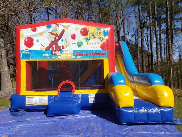 Curious 7 in 1 Dry Combo Virginia Beach Inflatables water