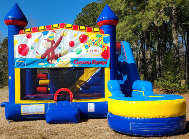 Curious 7 in 1 Wet Combo Virginia Beach Inflatables bounce