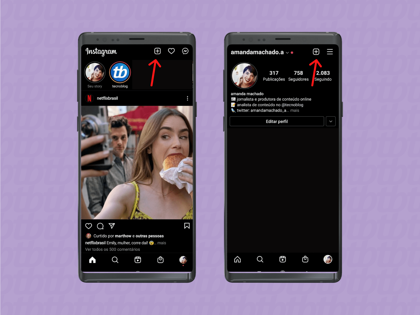 Como fazer collab no Instagram? [Postar uma foto com duas contas
