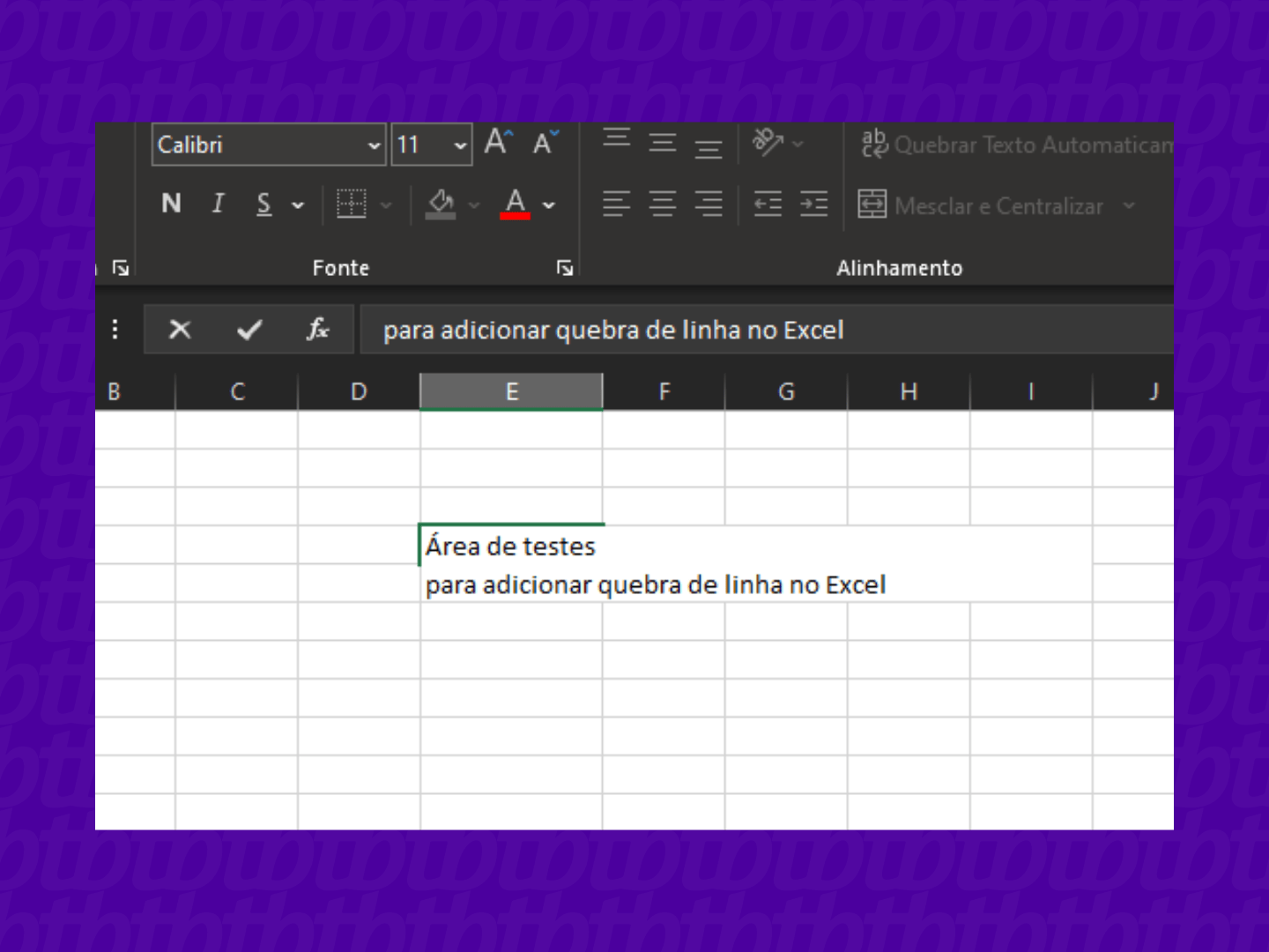 Como quebrar a linha no Excel [PC e celular] • Aplicativos e Software