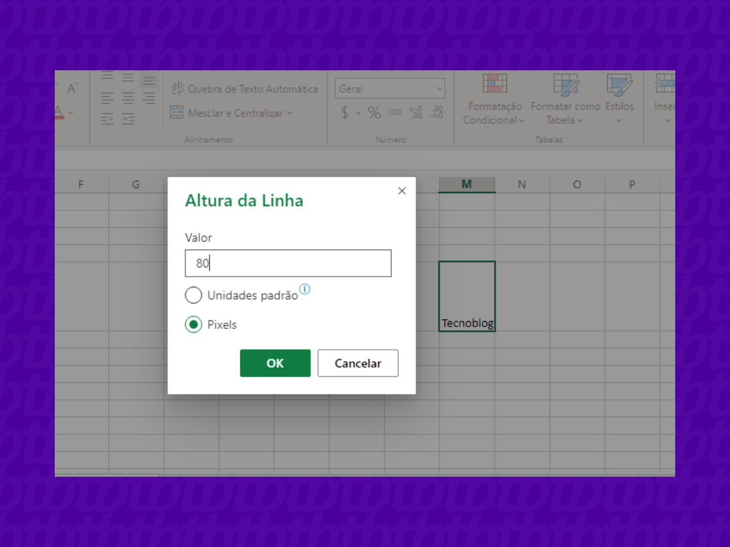 Como Selecionar Linha No Excel