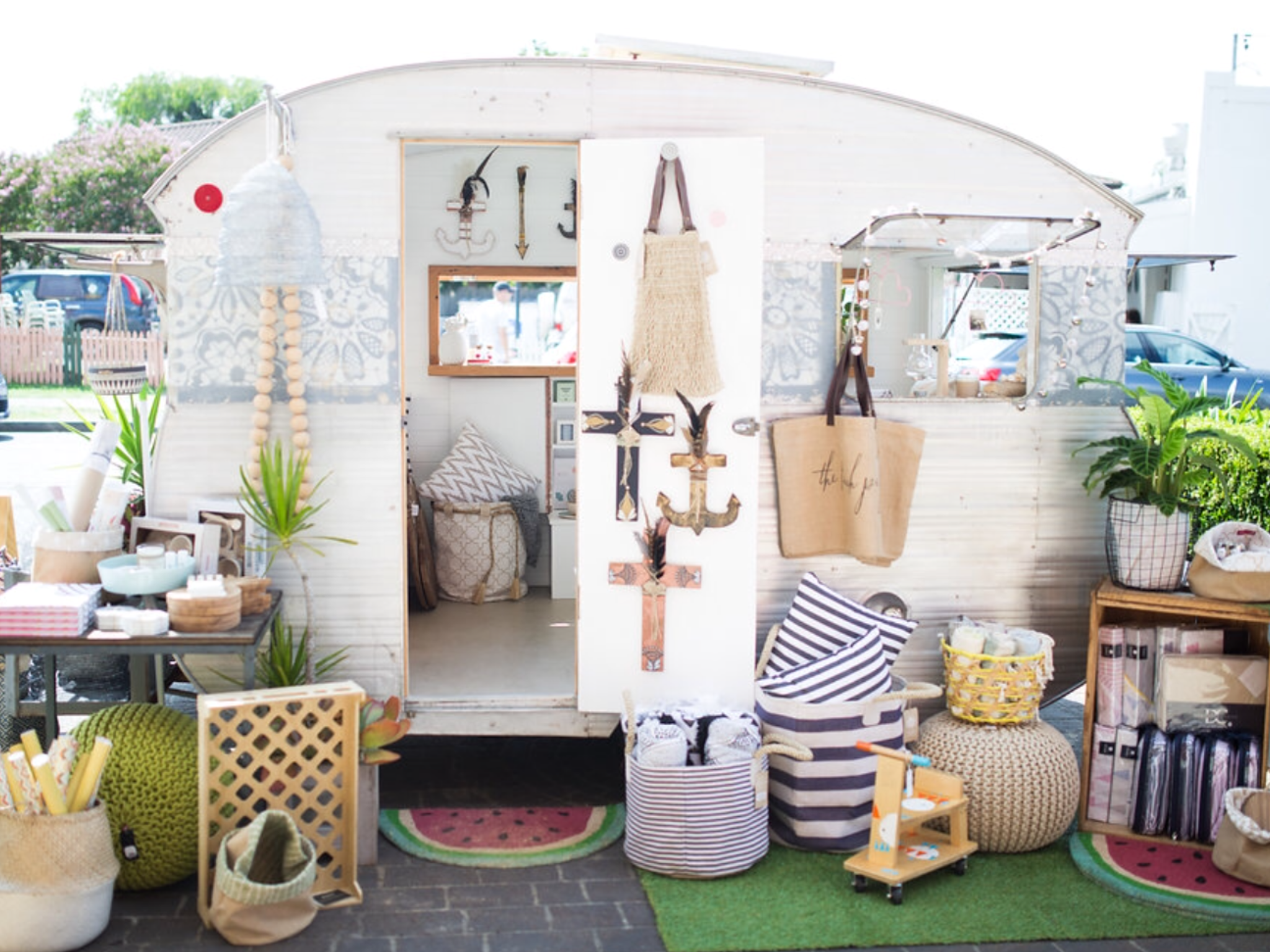 From vintage 1960s caravan to mobile homewares store The Interiors Addict