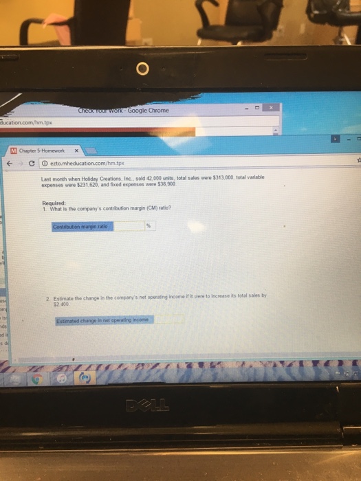 Solved) - Last Month When Holiday Creations, Inc, Sold 42,000 Units, Total... - (1 Answer) | Transtutors