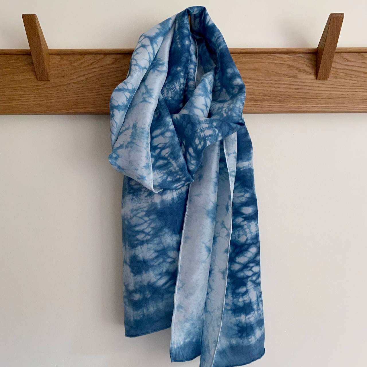 Shibori Silk Scarf