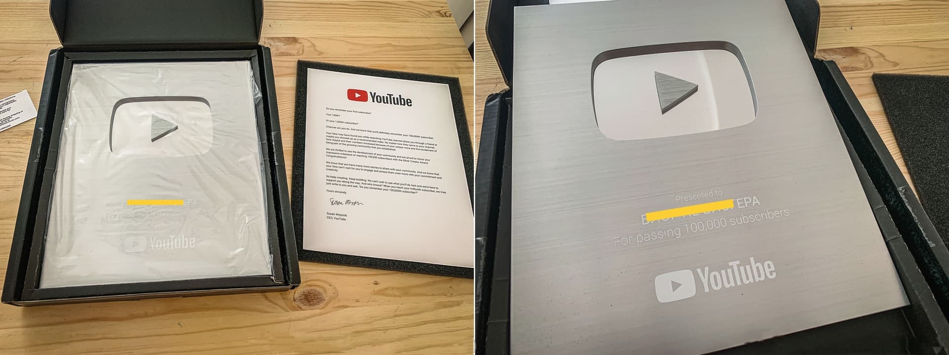 🔥 Get Your Official YouTube Silver Play Button for 305! 🎖️ Personalize