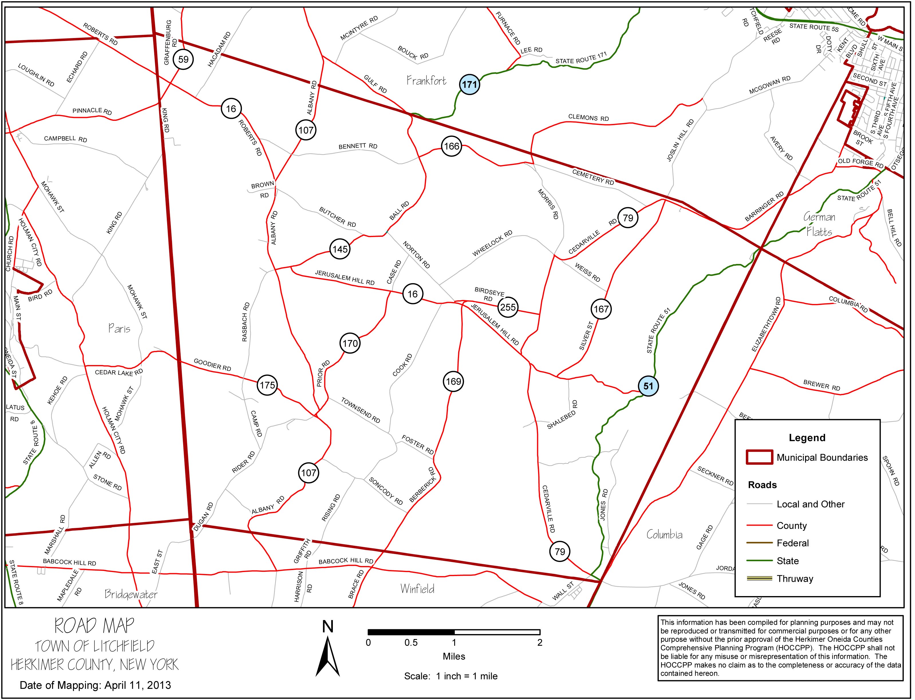 Town of Litchfield, NY USA