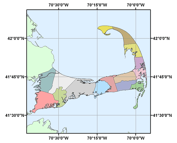 Hyannis Zip Code Map Cape Cod Zip Codes Cape Cod MA Area Zip Codes