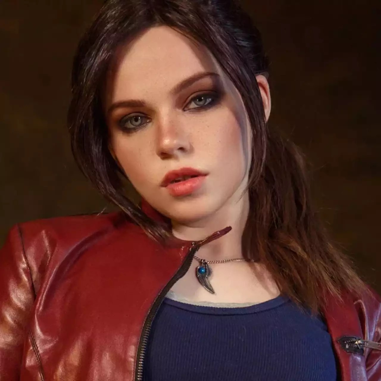 AshenReina Cosplays as a Semi-Nude Claire Redfield from Resident Evil 2