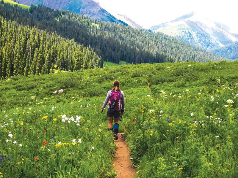 Viewranger Aspen To Crested Butte Hiking Route In Aspen Pitkin