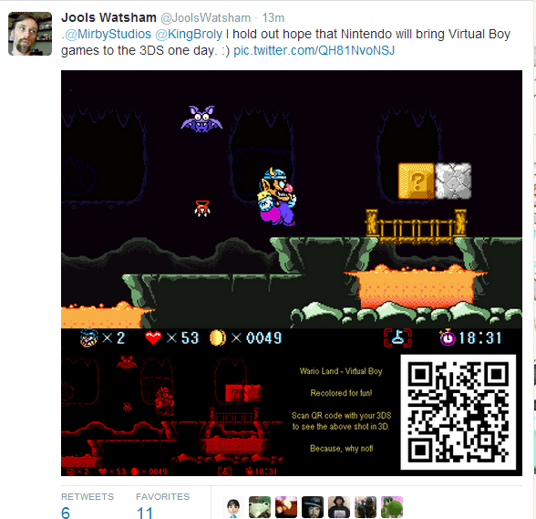 VB Wario Land recolored and in 3D « Virtual Boy