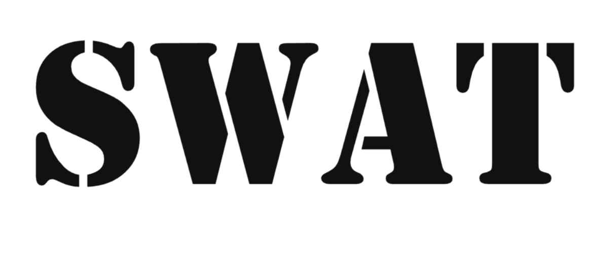 SWAT Schriftzug Aufkleber US Army SWAT Aufkleber (283/18)
