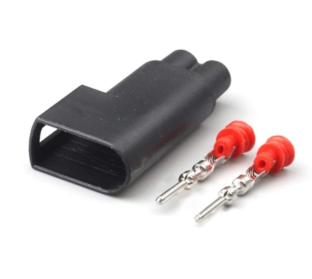 1 Set 2 Pin Wheel ABS Sensor Connector kit Male Female Socket Plug